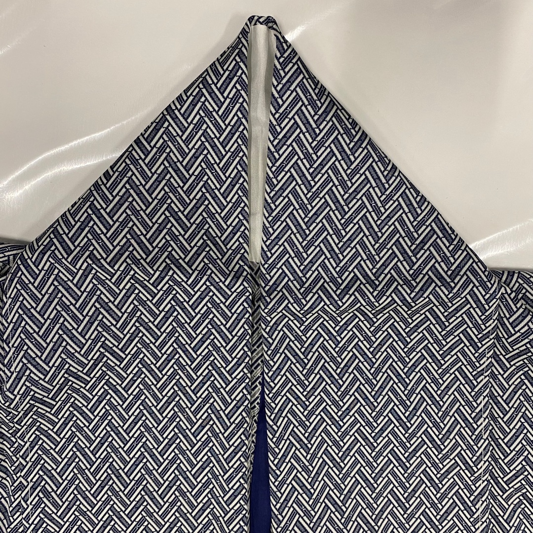 お召 身丈162cm 裄丈62.5cm 正絹 美品 名品 【中古】 レディースの水着/浴衣(着物)の商品写真