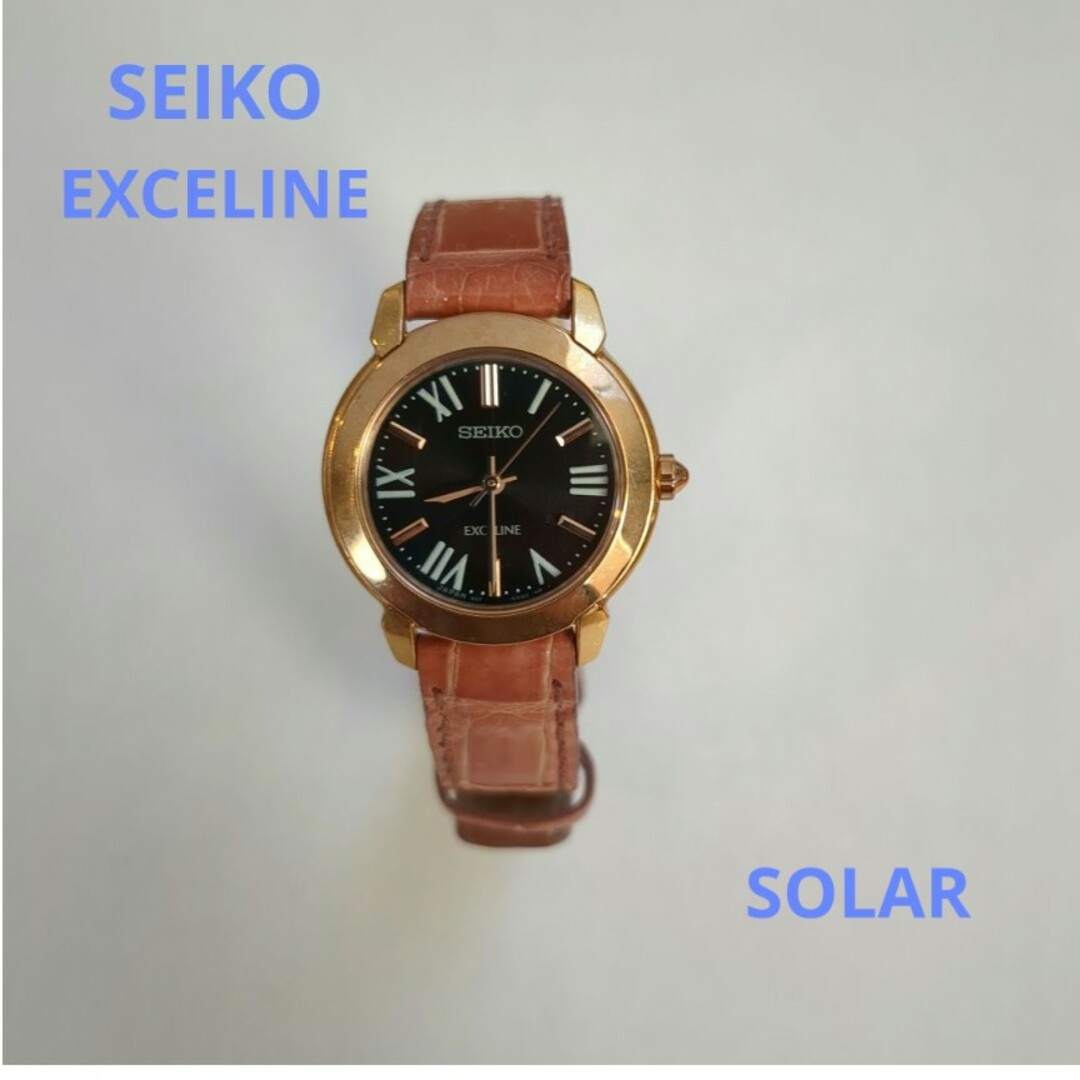 SEIKO - SEIKO EXCELINE ソーラー レディース 腕時計の通販 by SEIKO - SEIKO EXCELINE ソーラー レディース 腕時計の通販 by