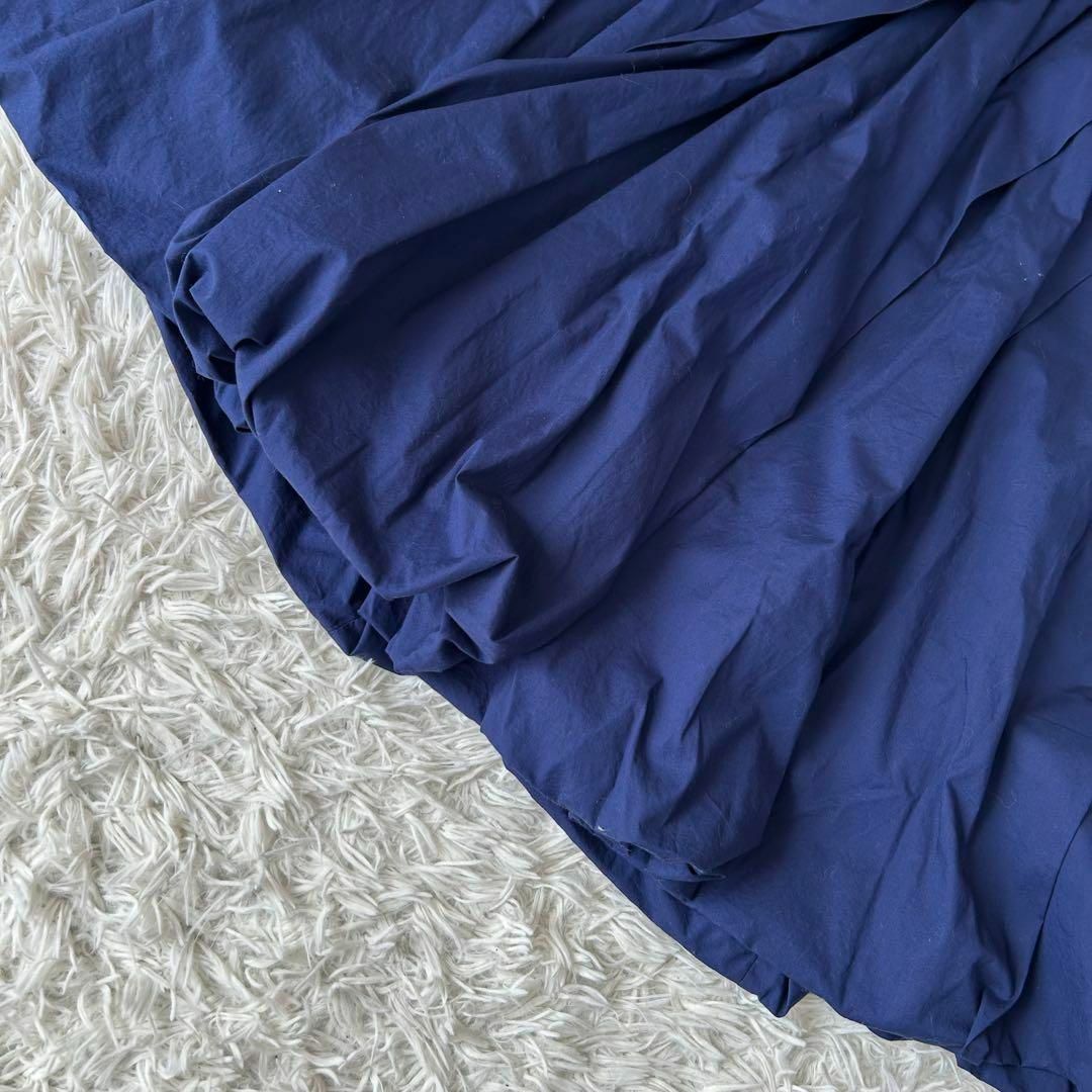 UNIQLO - MARNI×UNIQLO バルーンシェイプスカート ネイビー Sの UNIQLO - MARNI×UNIQLO バルーンシェイプスカート ネイビー Sの