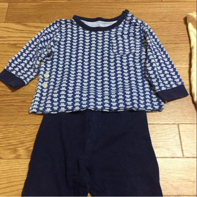 UNIQLO(ユニクロ)のコマ様専用 ＊ UNIQLO パジャマセット キッズ/ベビー/マタニティのベビー服(~85cm)(パジャマ)の商品写真