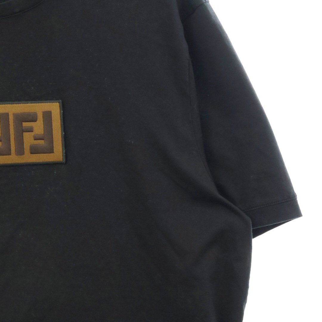 FENDI - FENDI フェンディ FFボックスロゴパッチ半袖Tシャツ FENDI - FENDI フェンディ FFボックスロゴパッチ半袖Tシャツ