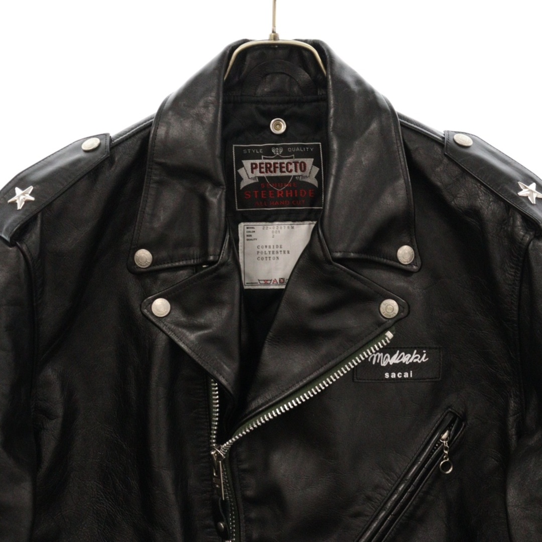 sacai - Sacai サカイ 22AW ×MADSAKI ×SCHOTT マサキ ショット sacai - Sacai サカイ 22AW ×MADSAKI ×SCHOTT マサキ ショット