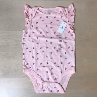 ベビーギャップ(babyGAP)のbabygap♡肩フリル♡ボディスーツ♡てんとう虫(下着)