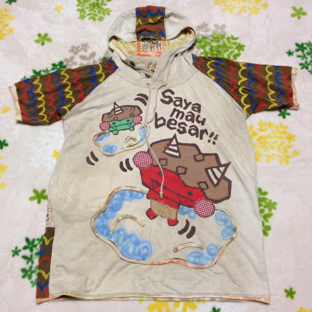 EL RODEO(エルロデオ)のカミナリさんTシャツ(*^^*) レディースのトップス(Tシャツ(半袖/袖なし))の商品写真