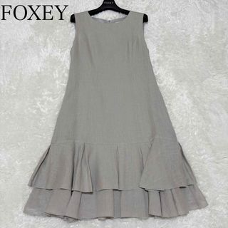 FOXEY - 未使用に近い 超美品 フォクシー ワンピース ブラック FOXEY - 未使用に近い 超美品 フォクシー ワンピース ブラック