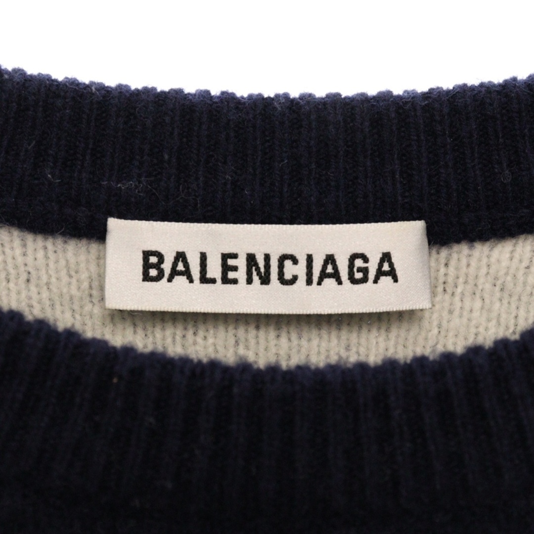 BALENCIAGA - BALENCIAGA バレンシアガ 20SS Logo Knit Sweater BALENCIAGA - BALENCIAGA バレンシアガ 20SS Logo Knit Sweater