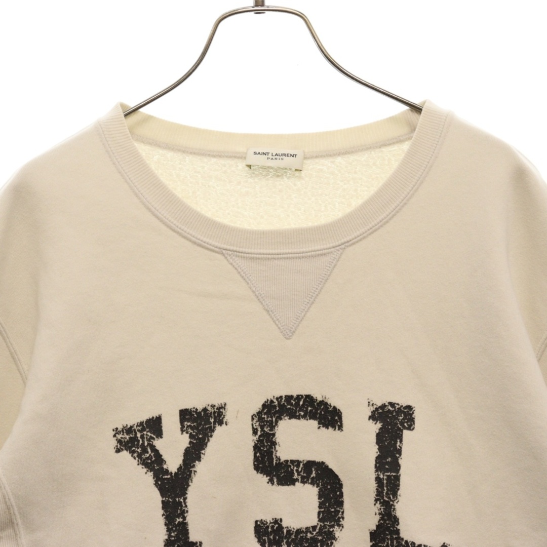 サンローラン パリ YSLロゴクルーネックスウェット トレーナー サンローラン パリ YSLロゴクルーネックスウェット トレーナー