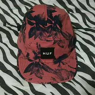 【新品・未使用✨】HUF ハフ  シンプルロゴキャップ  ピンク オレンジ