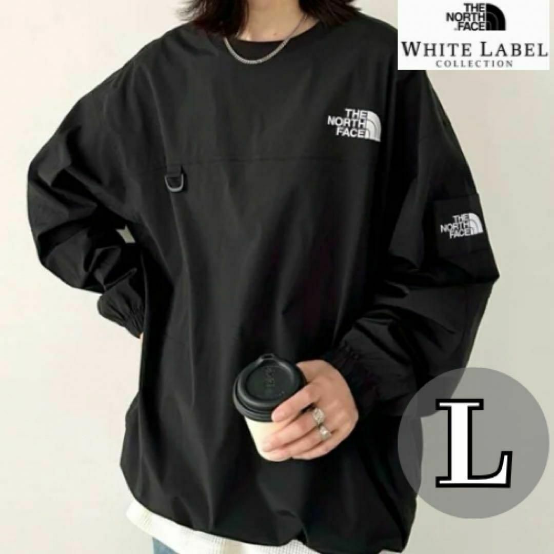 韓国限定 ノースフェイス ALBANY クルーネック L ブラック 正規品 韓国限定 ノースフェイス ALBANY クルーネック L ブラック 正規品