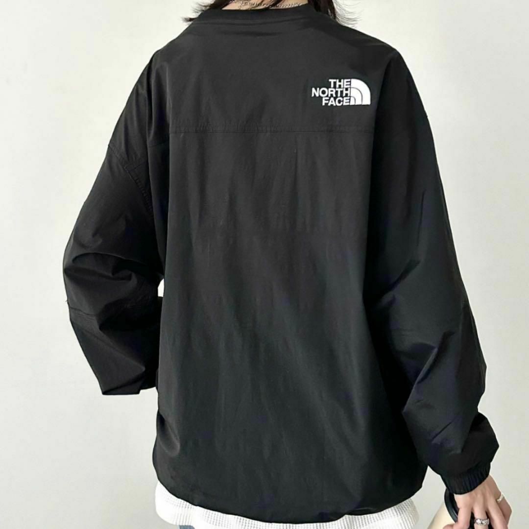 韓国限定 ノースフェイス ALBANY クルーネック L ブラック 正規品 韓国限定 ノースフェイス ALBANY クルーネック L ブラック 正規品