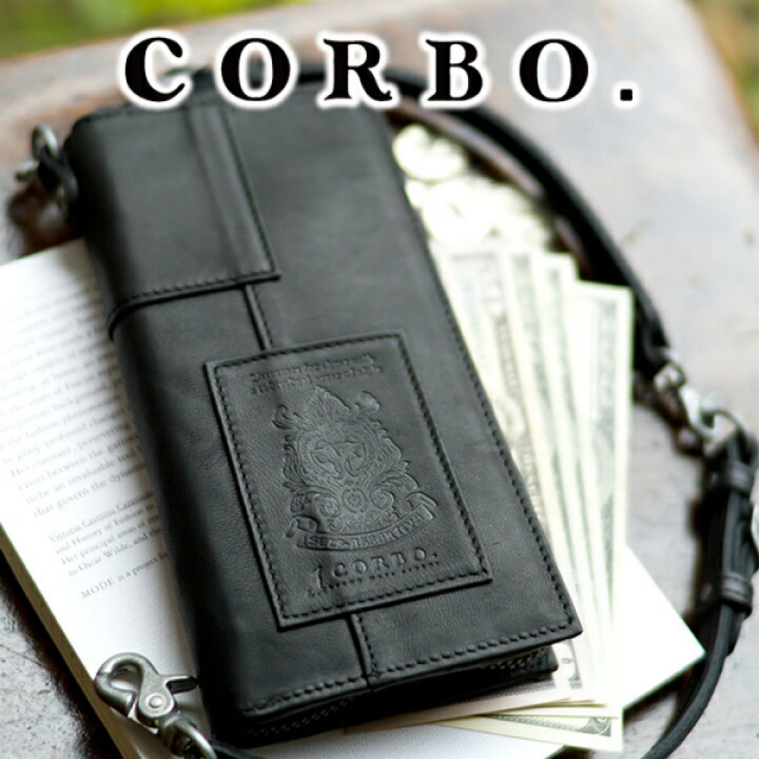 Corbo - CORBO. コルボ 長財布 ラウンドジップ ホースレザー Corbo - CORBO. コルボ 長財布 ラウンドジップ ホースレザー