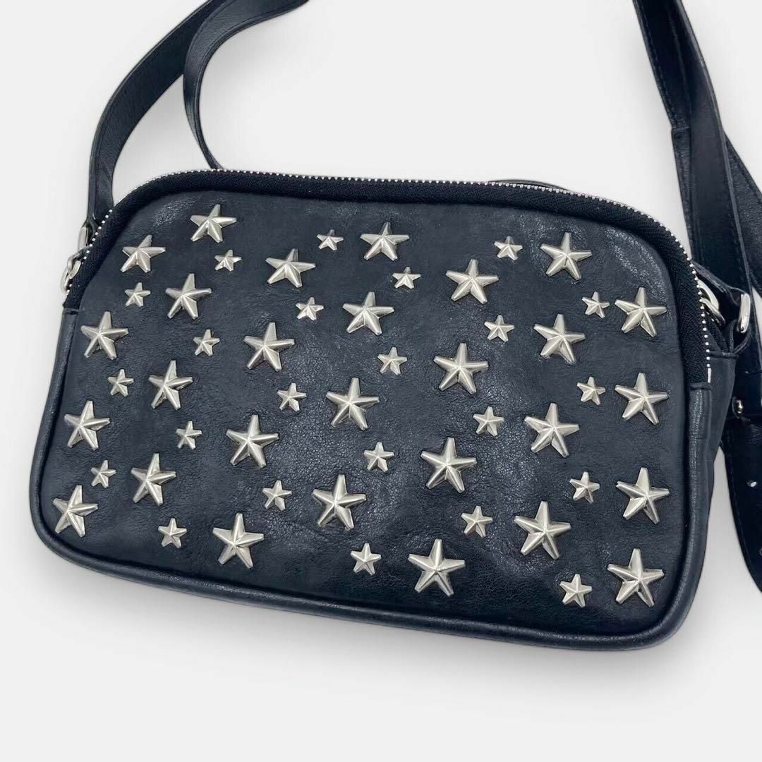 JIMMY CHOO - ジミーチュウ スタースタッズ レザーショルダー JIMMY CHOO - ジミーチュウ スタースタッズ レザーショルダー