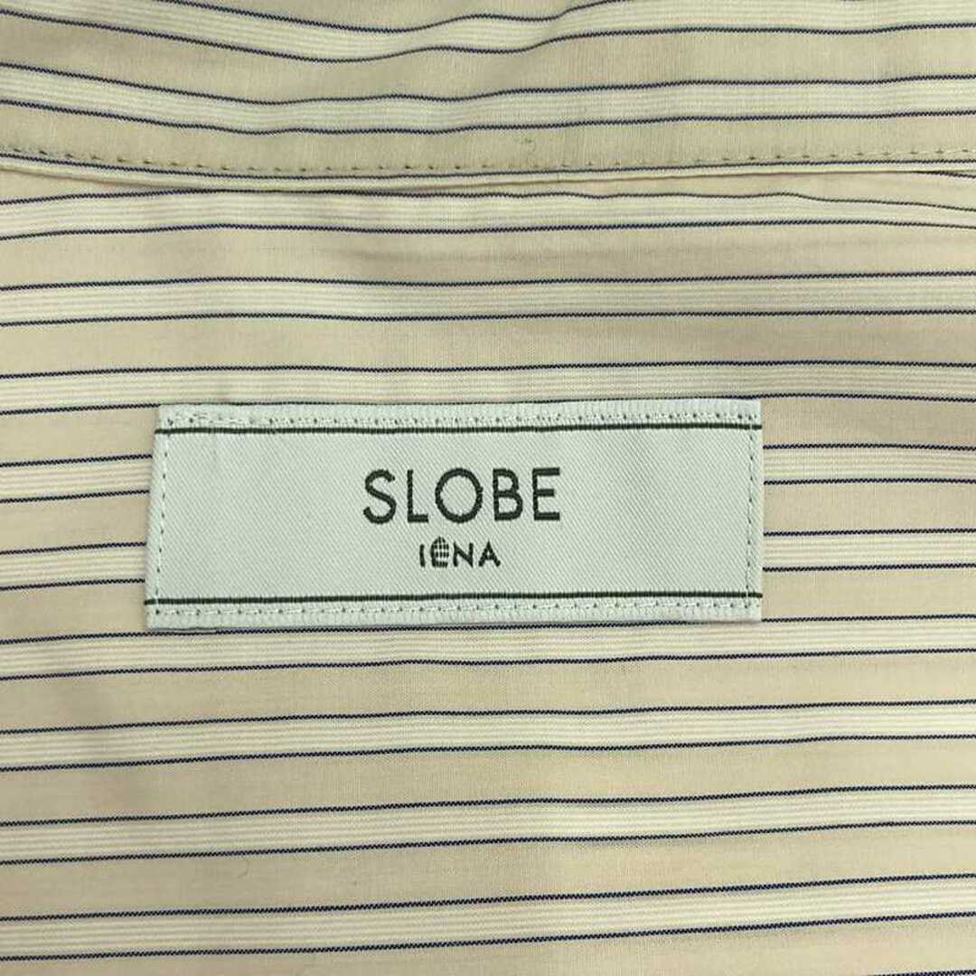 SLOBE IENA(スローブイエナ)の【美品】  ​SLOBE IENA / スローブイエナ | 2024AW | ニュアンスシャツ | F | ベージュ/ブルー | レディース レディースのトップス(シャツ/ブラウス(長袖/七分))の商品写真