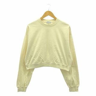 THE NEWHOUSE / ザ ニューハウス | クルーネック オーバースウェット | F | クリーム | レディース(トレーナー/スウェット)