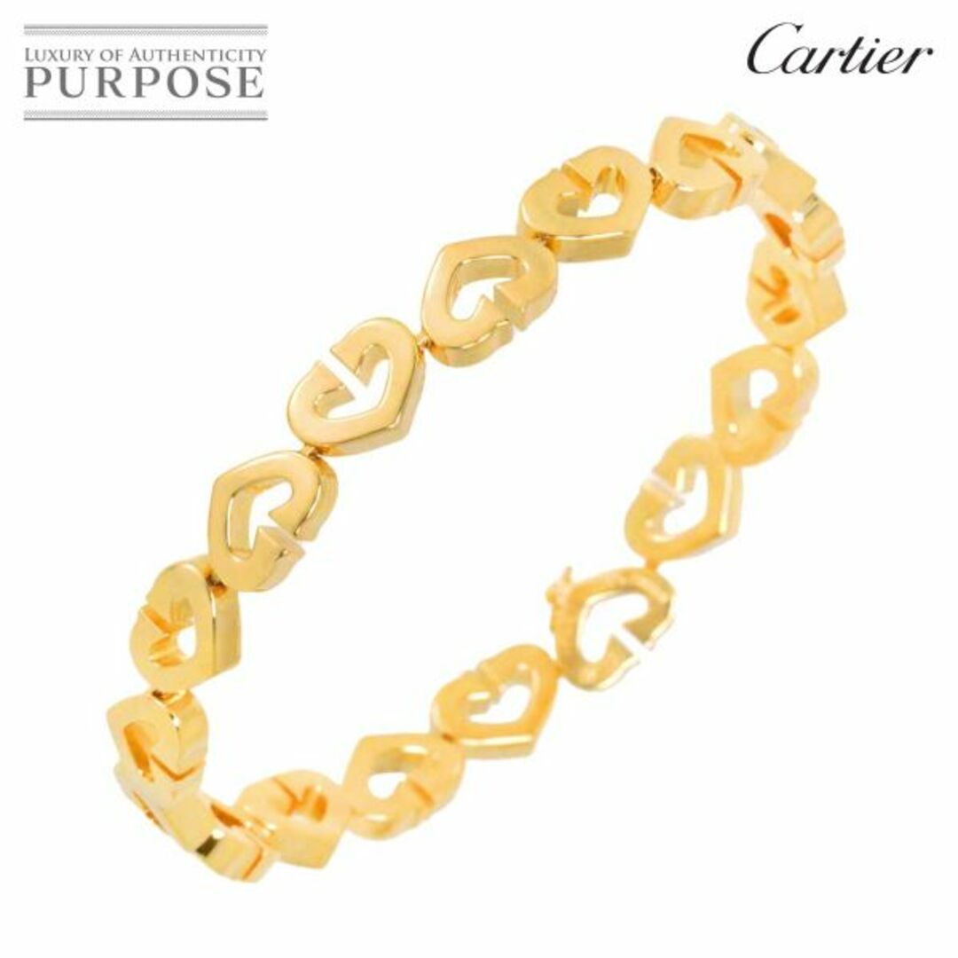 Cartier - カルティエ Cartier Cハート ブレスレット 17cm K18 Cartier - カルティエ Cartier Cハート ブレスレット 17cm K18