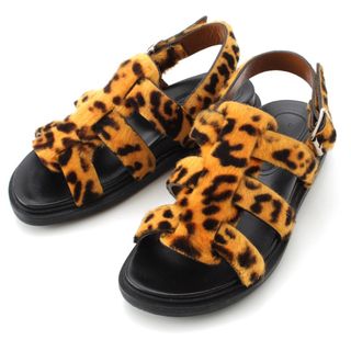 MARNI - マルニ MARNI バックルサンダル ウッドサンダル 23 MARNI - マルニ MARNI バックルサンダル ウッドサンダル 23