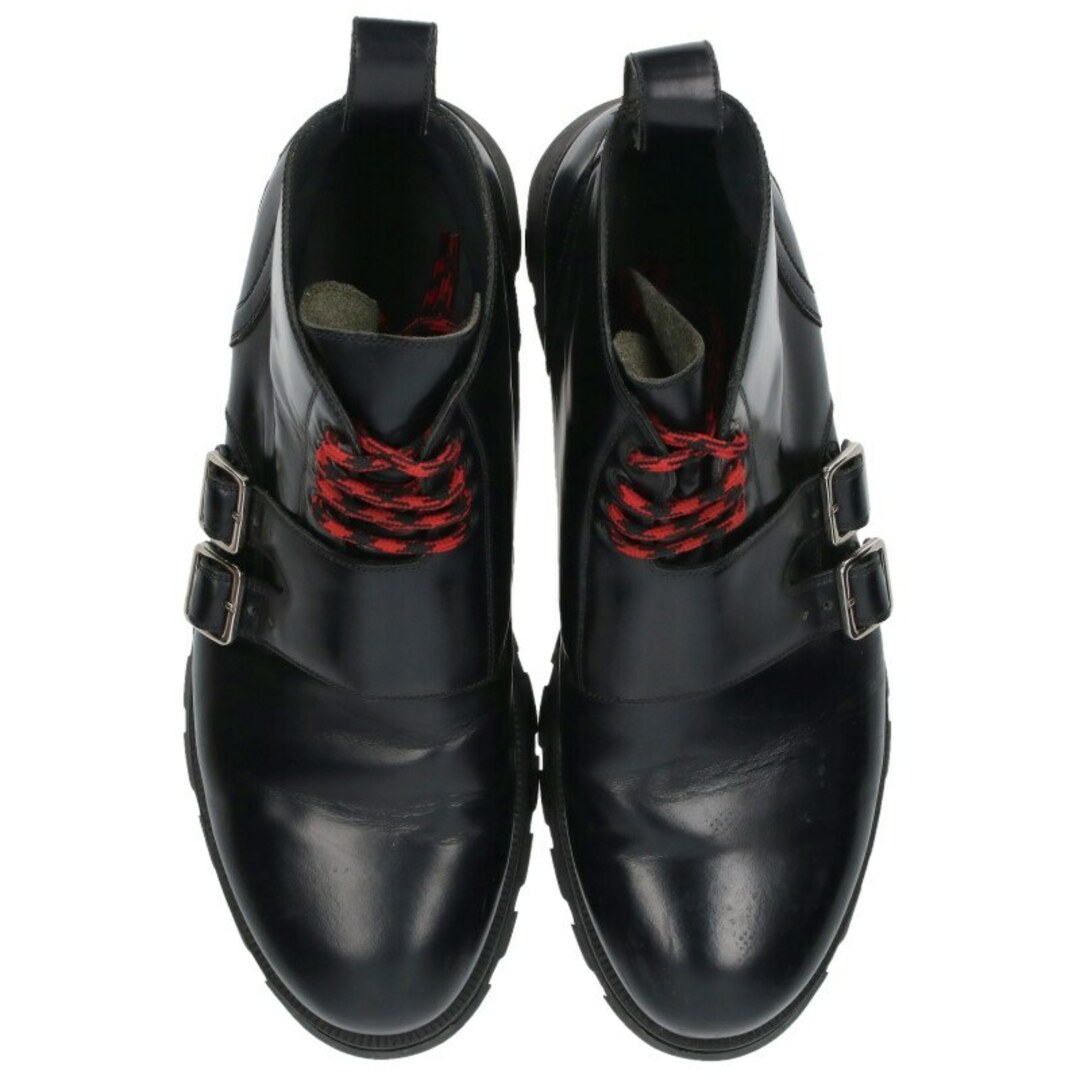 DIOR HOMME - ディオールオム 16HBM ベルトストラップ付ブーツ DIOR HOMME - ディオールオム 16HBM ベルトストラップ付ブーツ