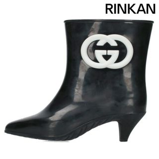 GUCCI - グッチ 724458 インターロッキングGラバーレインブーツ GUCCI - グッチ 724458 インターロッキングGラバーレインブーツ