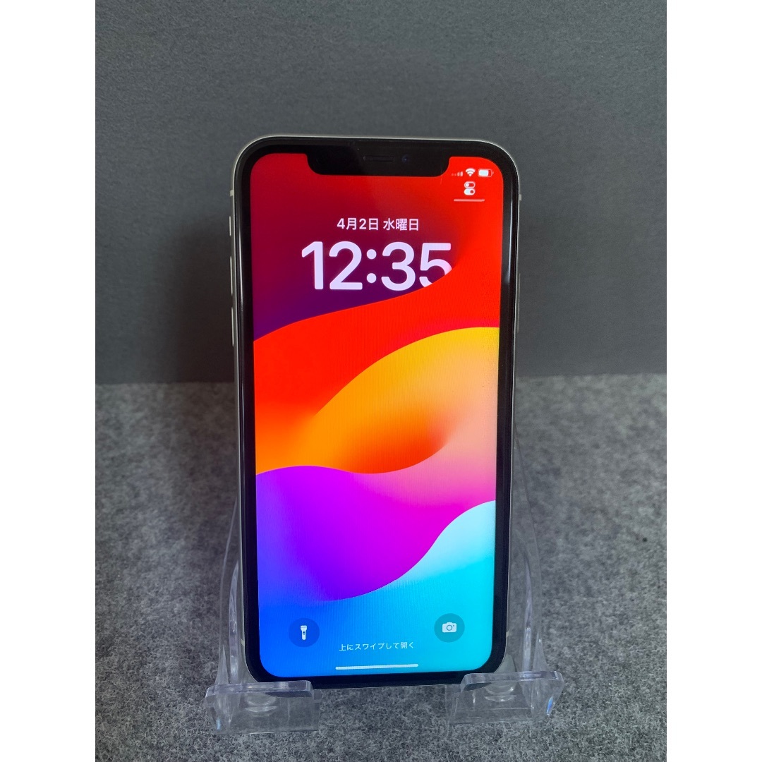 iPhone - 美品 国内版 SIMフリ iPhone11 128GB ホワイト色