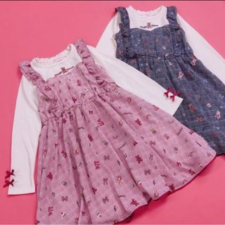 mezzo piano - メゾピアノ Barbieコラボワンピース 120㎝の通販 mezzo piano - メゾピアノ Barbieコラボワンピース 120㎝の通販