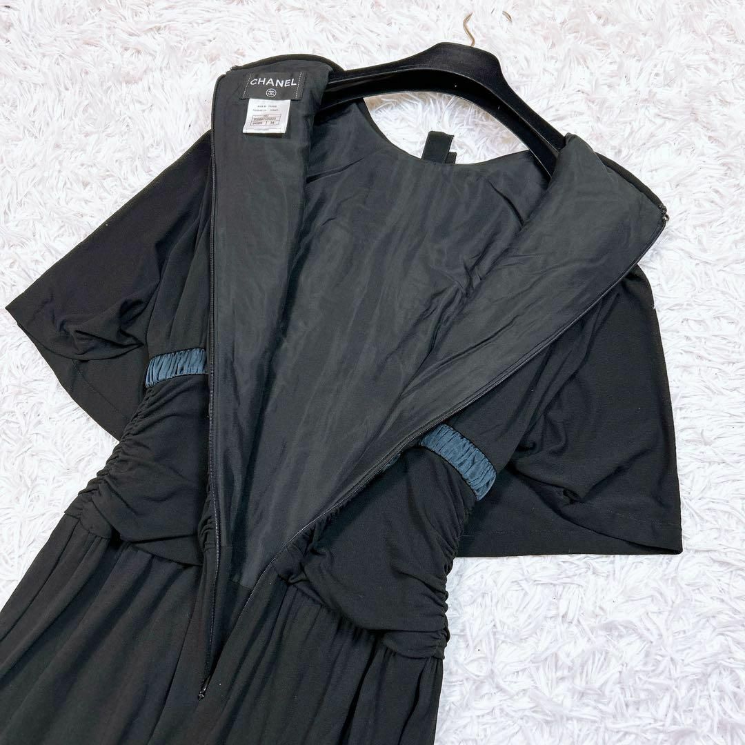 CHANEL - CHANEL シャネル 09C ワンピース サイズ34 ブラック CHANEL - CHANEL シャネル 09C ワンピース サイズ34 ブラック