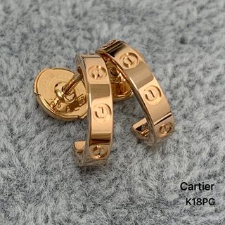 Cartier - 箱付き カルティエ ダムール XS ダイヤ ピアス 750 Cartier - 箱付き カルティエ ダムール XS ダイヤ ピアス 750