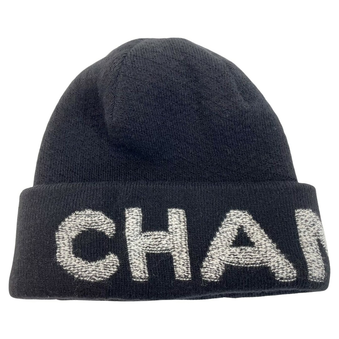 CHANEL - CHANEL シャネル ニットキャップ ウール70×カシミヤ30 CHANEL - CHANEL シャネル ニットキャップ ウール70×カシミヤ30