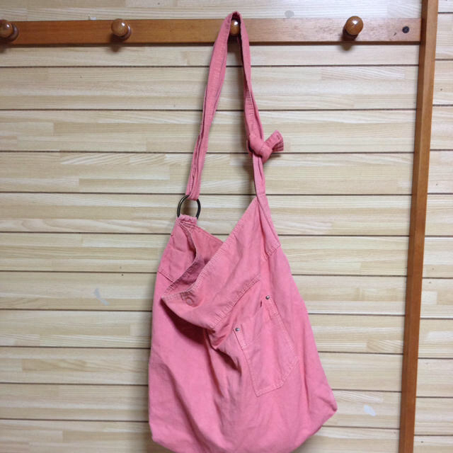 pas de calais(パドカレ)の綿後染めバッグ レディースのバッグ(ショルダーバッグ)の商品写真