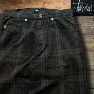 STUSSY - 【美品】stussy RED LINE DENIM ジーンズ 28サイズの STUSSY - 【美品】stussy RED LINE DENIM ジーンズ 28サイズの