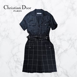 Christian Dior(ひざ丈ワンピース ・ ブラック/黒色系)の Christian Dior(ひざ丈ワンピース ・ ブラック/黒色系)の