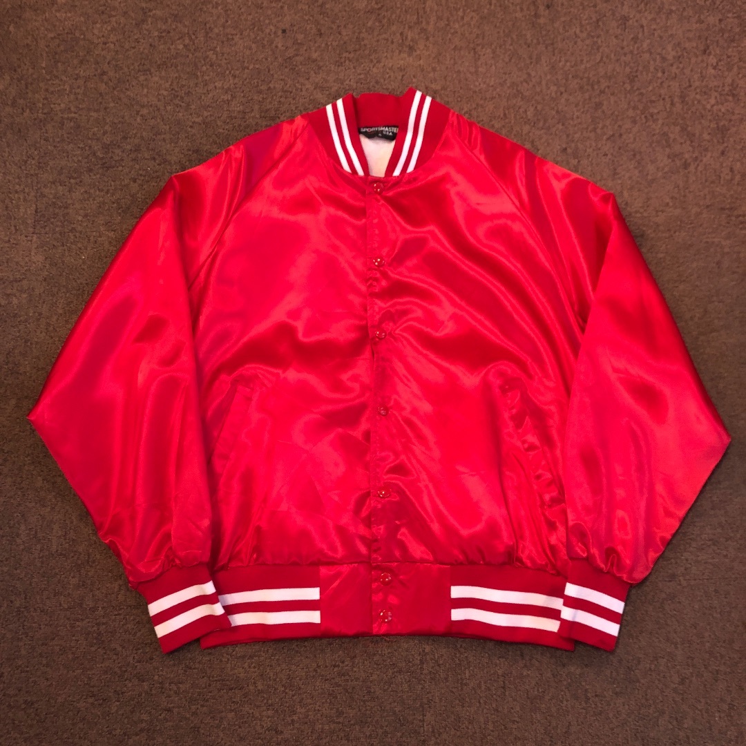 VINTAGE - SPORTSMASTER Nylon Award Jacket スタジャン