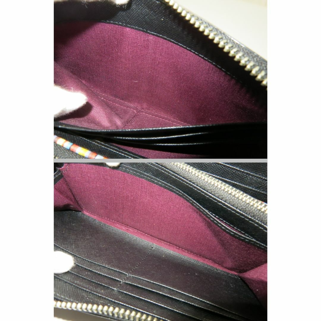 Paul Smith - ポールスミス ラウンドファスナー 長財布 黒 Paul Paul Smith - ポールスミス ラウンドファスナー 長財布 黒 Paul