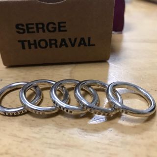 こしこ様専用SERGE THORAVAL  セルジュトラバル 5連リング(リング(指輪))