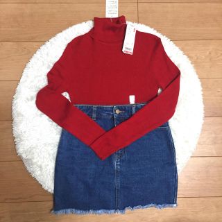 ユニクロ(UNIQLO)のUNIQLO ウールセーター ⚠︎トップスのみ⚠︎(ニット/セーター)