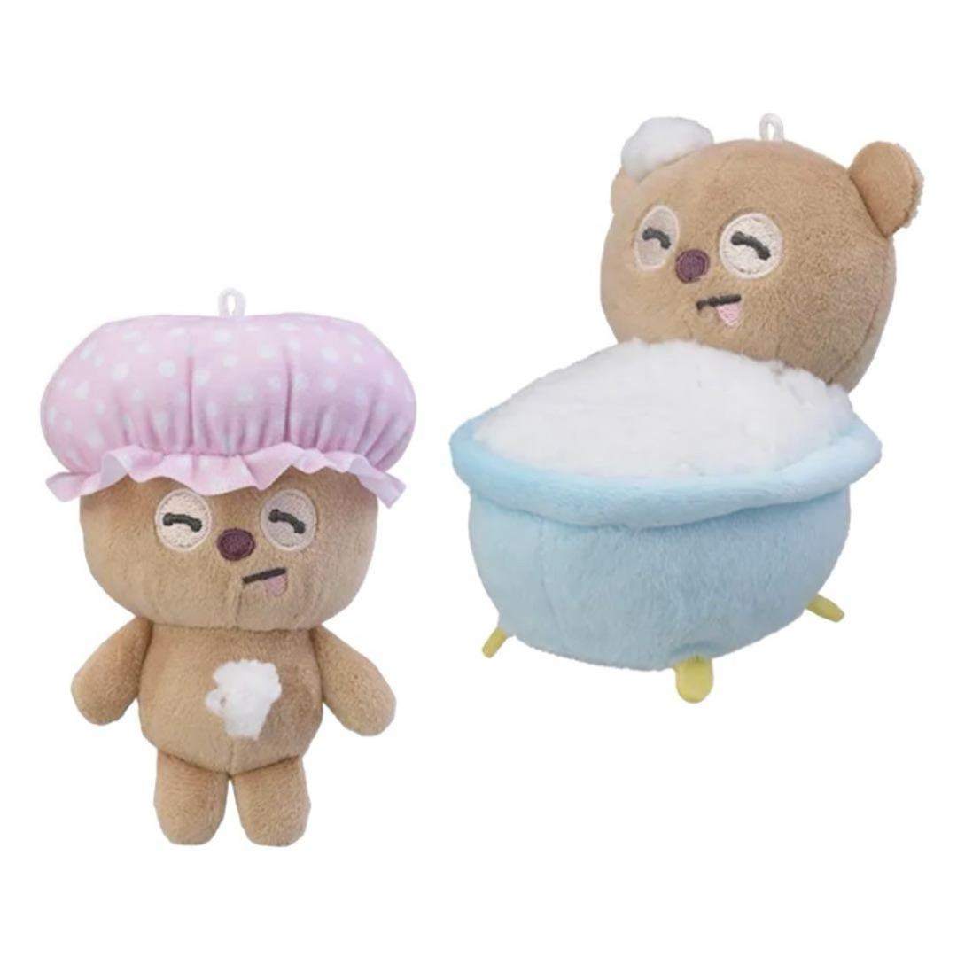 ミニオン(ミニオン)のミニオン マスコット バスタイム ティム お風呂 ぬいぐるみ くま プライズ エンタメ/ホビーのおもちゃ/ぬいぐるみ(ぬいぐるみ)の商品写真