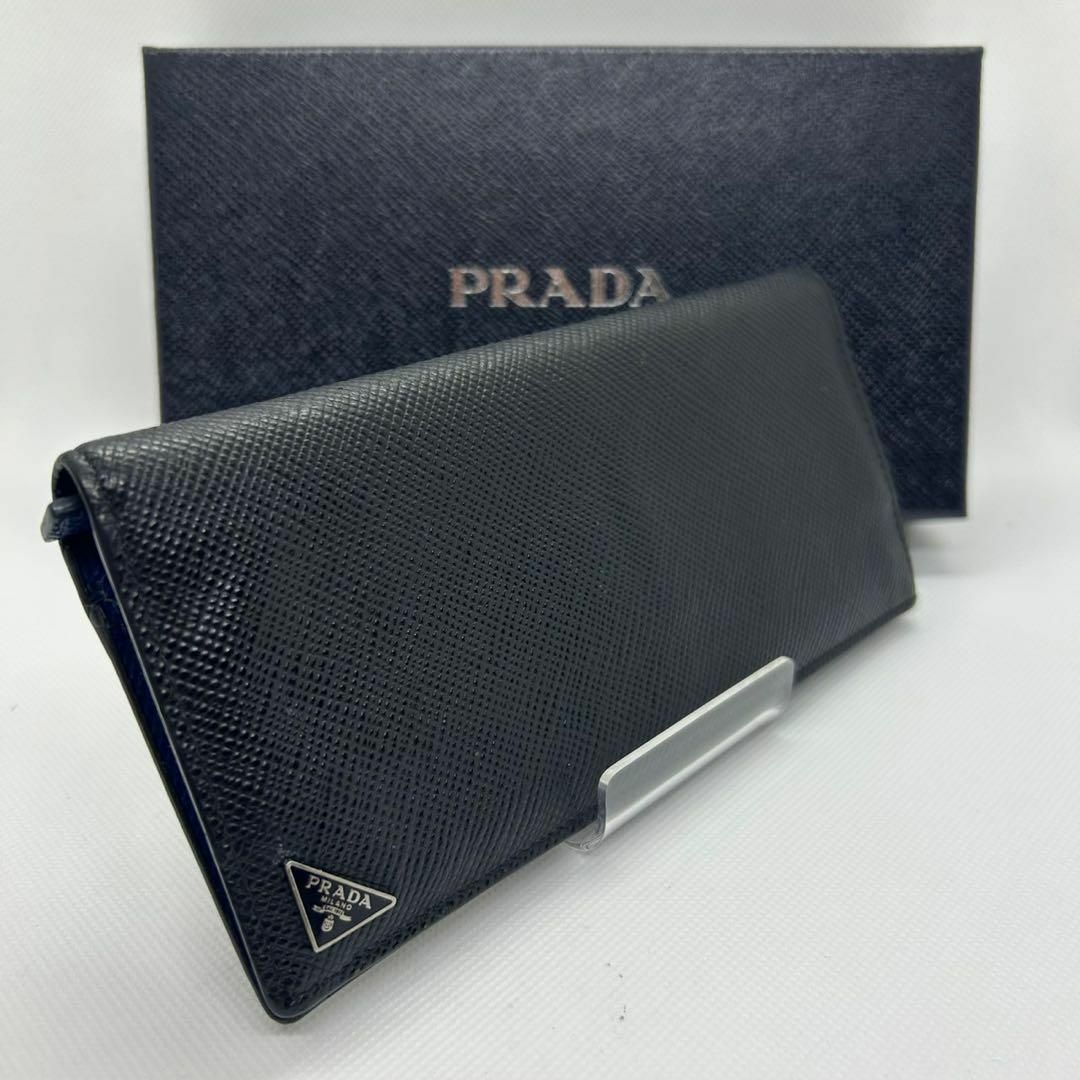 PRADA - 【極美品/近代モデル】プラダ 長財布 二つ折り財布 PRADA - 【極美品/近代モデル】プラダ 長財布 二つ折り財布