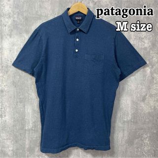 【当店一番人気】 patagonia - メンズ ポロシャツ 半袖 鹿の子 パタゴニア 14年製 半袖シャツ