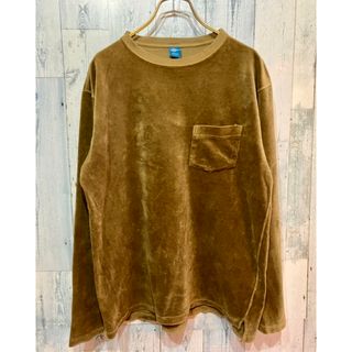グッドオン(Good On)のGOODON グッドオン ベロア素材 カットソー スウェット(トレーナー/スウェット)