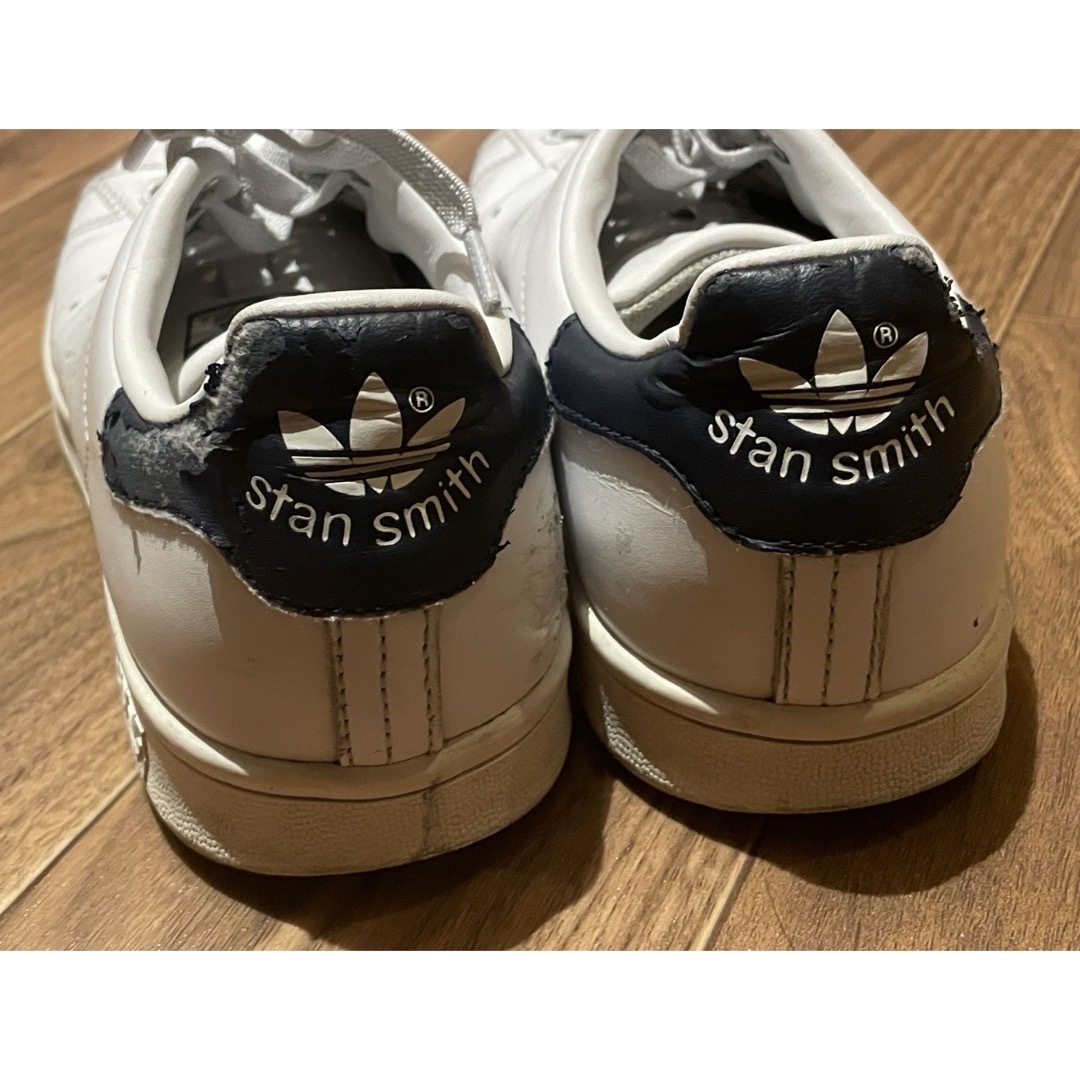STANSMITH（adidas）(スタンスミス)の白 スタンスミス 傷やハゲあり メンズの靴/シューズ(スニーカー)の商品写真