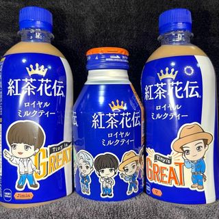 TinyTAN タイニータン 紅茶花伝 ロイヤルミルクティー ジミン V 3本(コーヒー)