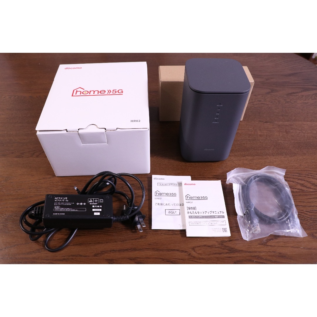 NTTdocomo - docomo home 5G HR02 ダークグレー