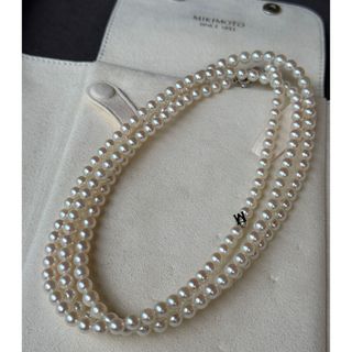 MIKIMOTO - ミキモト パール 真珠 ブローチ 11珠 シルバー M刻印 MIKIMOTO - ミキモト パール 真珠 ブローチ 11珠 シルバー M刻印