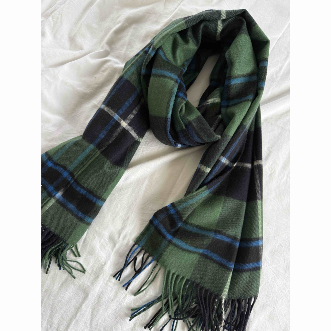 Johnstons - ジョンストンズ カシミヤ大判ストール グリーン Johnstons - ジョンストンズ カシミヤ大判ストール グリーン