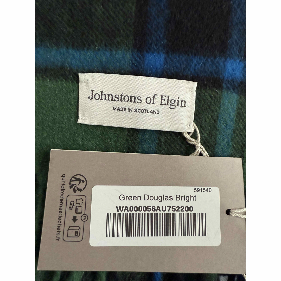 Johnstons - ジョンストンズ カシミヤ大判ストール グリーン Johnstons - ジョンストンズ カシミヤ大判ストール グリーン