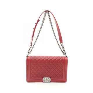 シャネル(CHANEL)のCHANEL シャネル ショルダーバッグ ボーイシャネル ラージ シェブロン(ショルダーバッグ)