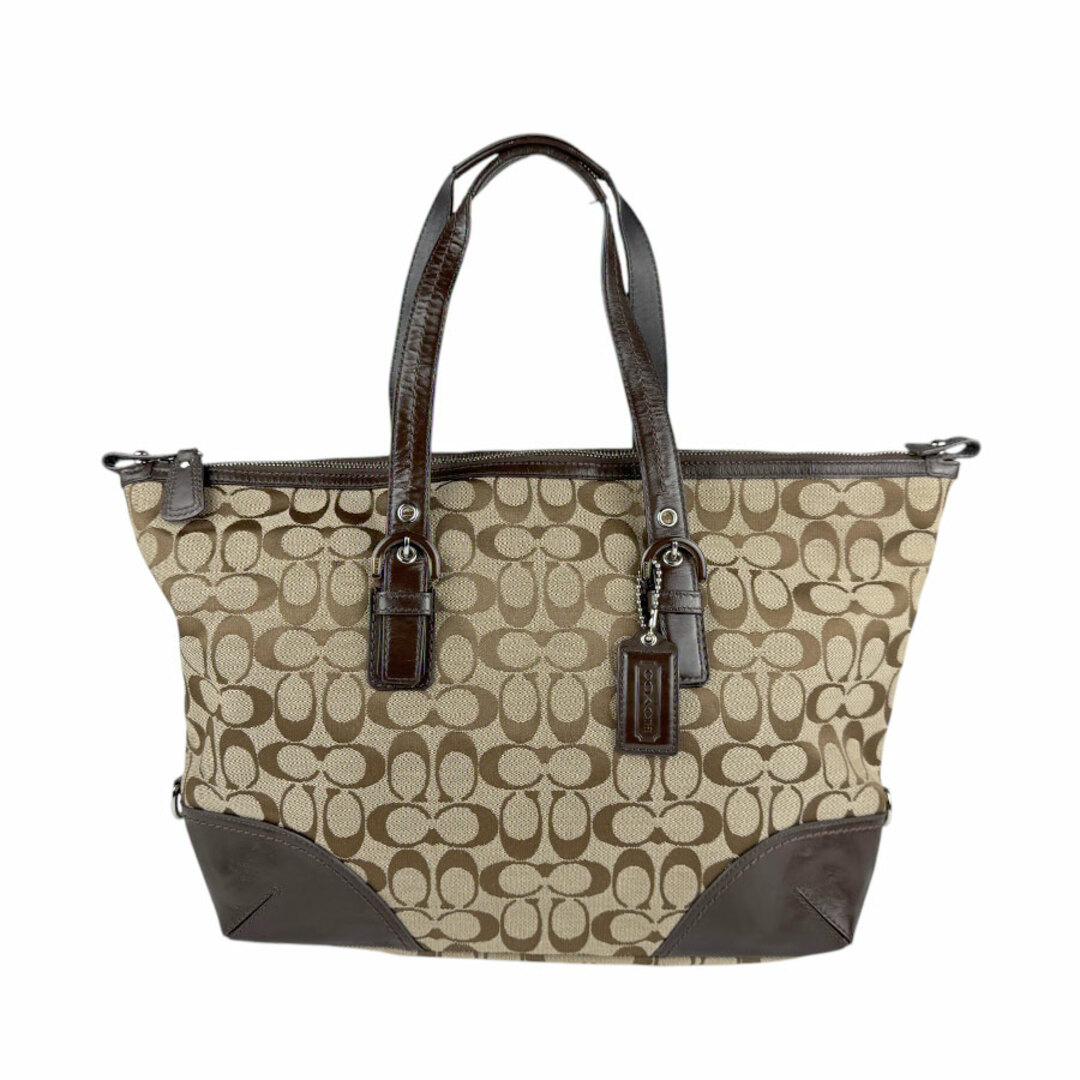 COACH - コーチ COACH ハンドバッグ シグネチャー キャンバス COACH - コーチ COACH ハンドバッグ シグネチャー キャンバス