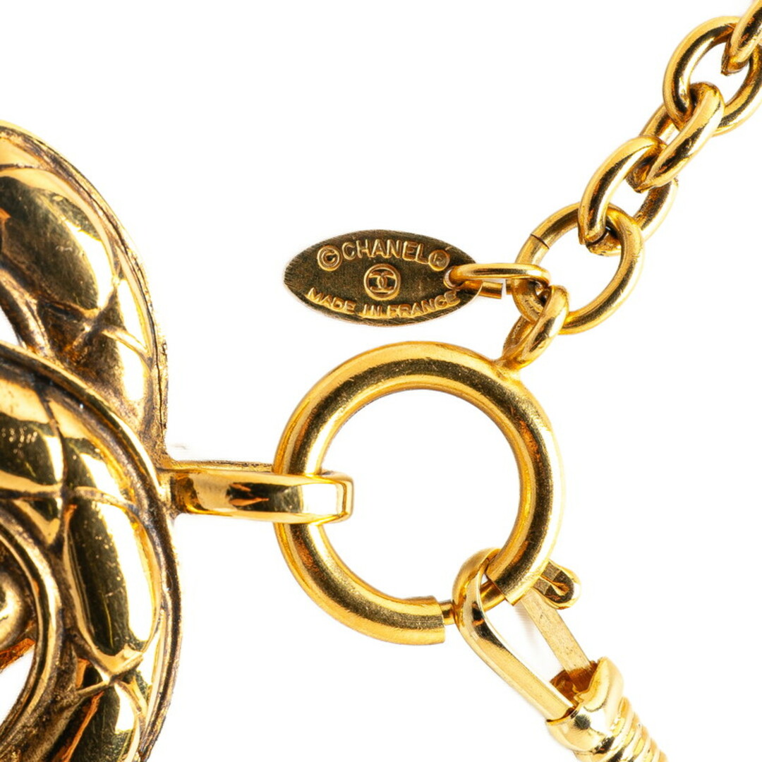 CHANEL - 美品 シャネル ココマーク マトラッセ ネックレス CHANEL - 美品 シャネル ココマーク マトラッセ ネックレス