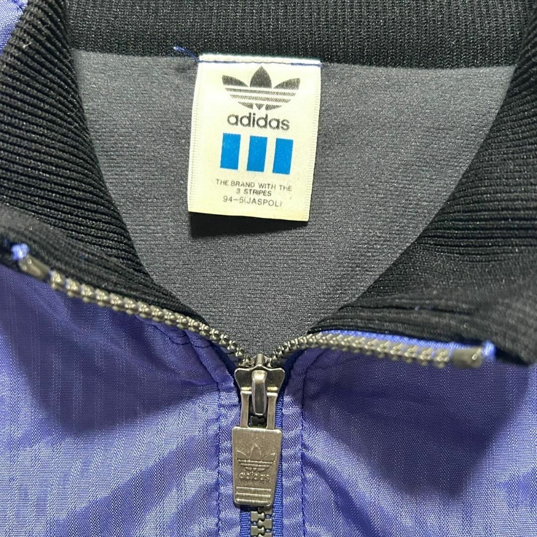 adidas - 超美品 adidas 80's デサント製 ナイロン JKTの通販 by adidas - 超美品 adidas 80's デサント製 ナイロン JKTの通販 by
