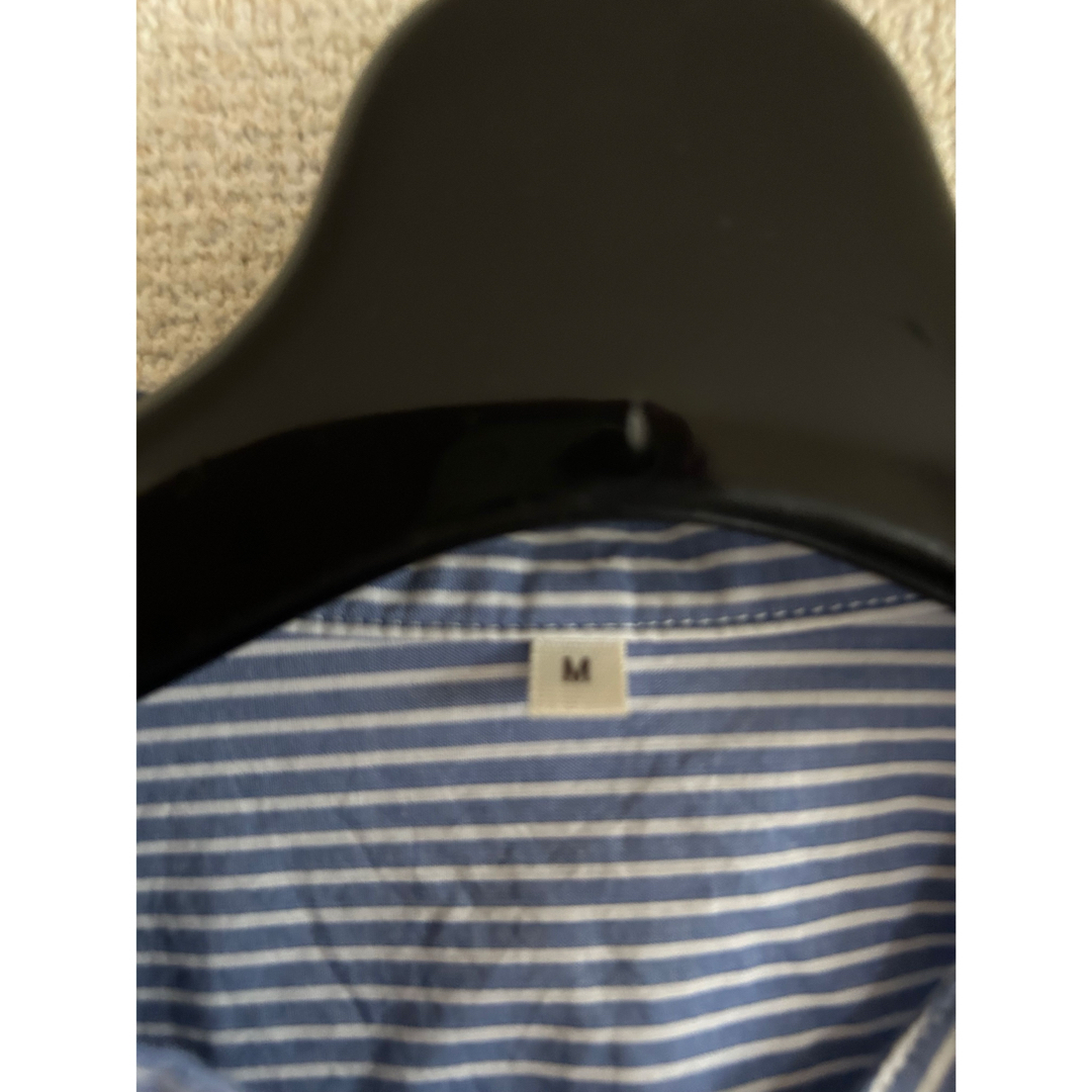 ストライプシャツワンピース レディースのトップス(シャツ/ブラウス(長袖/七分))の商品写真