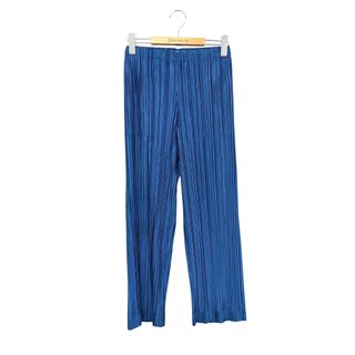 PLEATS PLEASE ISSEY MIYAKE(パンツ ・ ブルー・ネイビー/青色 PLEATS PLEASE ISSEY MIYAKE(パンツ ・ ブルー・ネイビー/青色